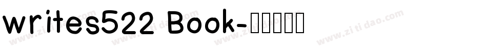 writes522 Book字体转换